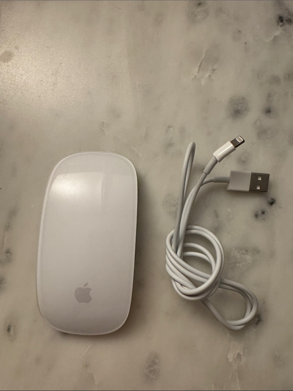 Apple White Wireless Magic Mouse 2 with Charging Cable